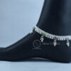 Traditional Salem Fancy Silver Anklets
